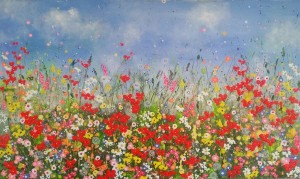 Happiness is a heavenly blue by Fiona Roche