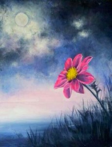 Moonlight Dahlia by Fiona Roche