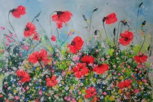 Poppin' Poppies II by Fiona Roche