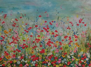 Wild flowers meadow by Fiona Roche