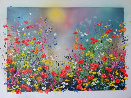 Meadow's blooms by Fiona Roche