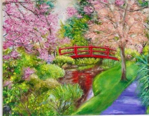 The Japanese Garden bridge by Fiona Roche