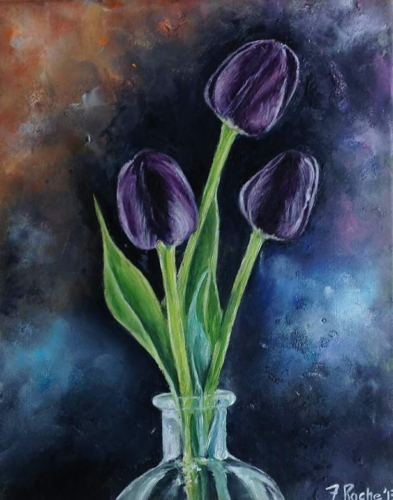 Black tulips 1